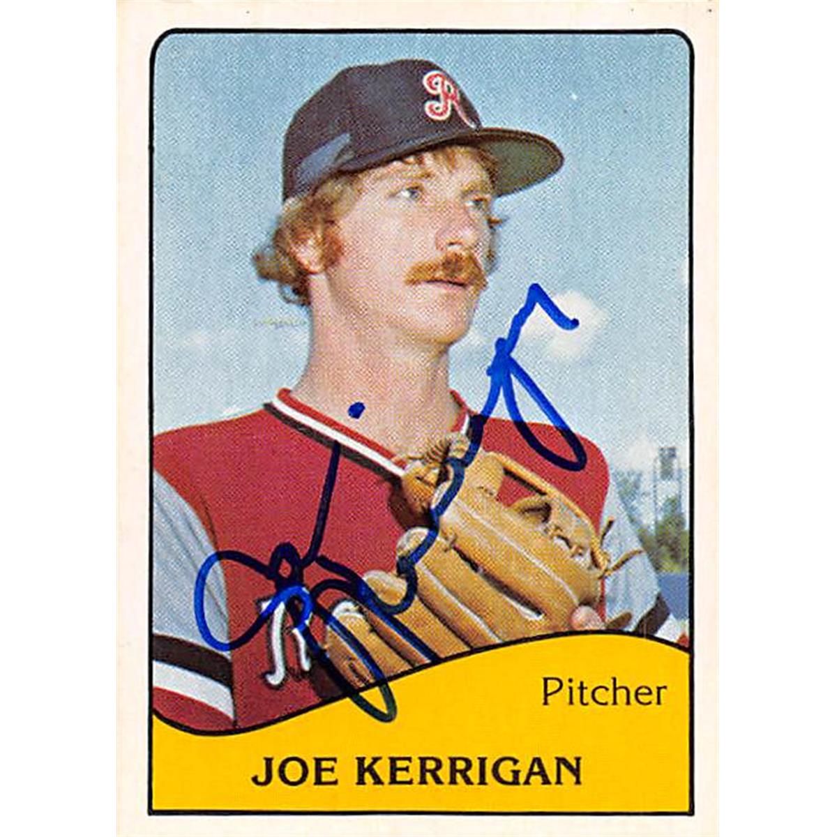 366447 Joe Kerrigan Autographed Baseball Card - 1979 TCMA No. 2