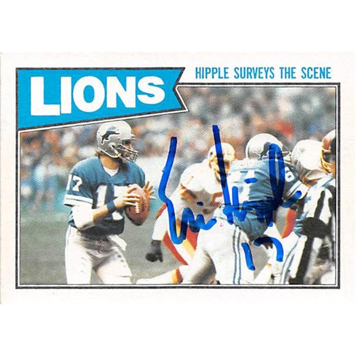 Picture of Autograph Warehouse 366701 Eric Hipple Autographed Football Card - 1987 Topps No. 317