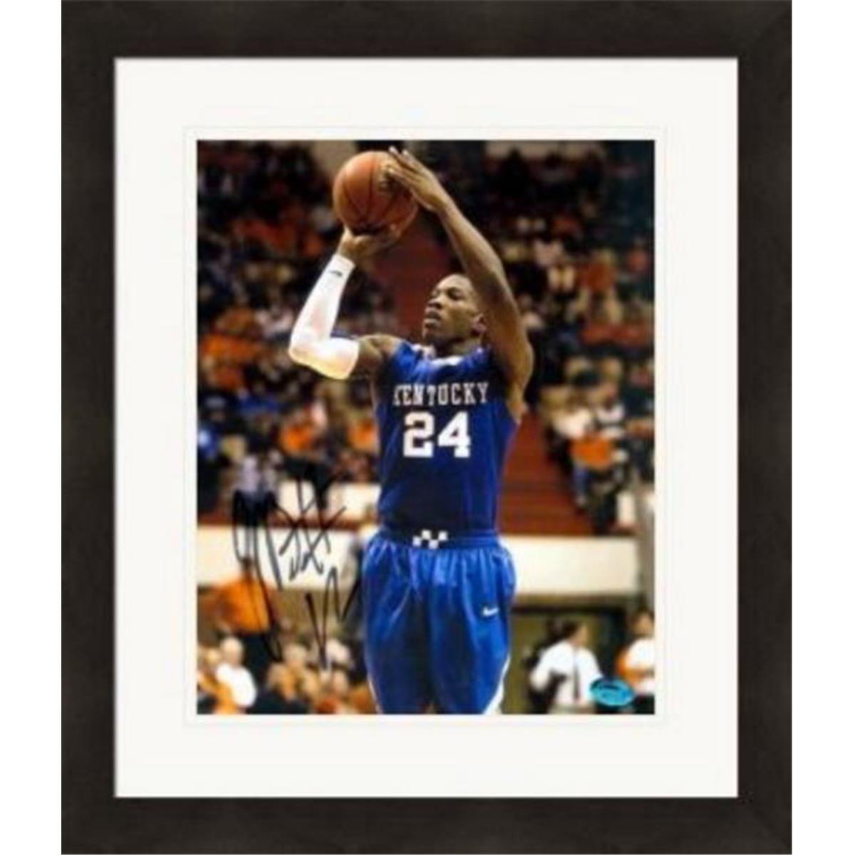 388625 8 x 10 in. John Wall Autographed Photo Image No. 2 Matted & Framed