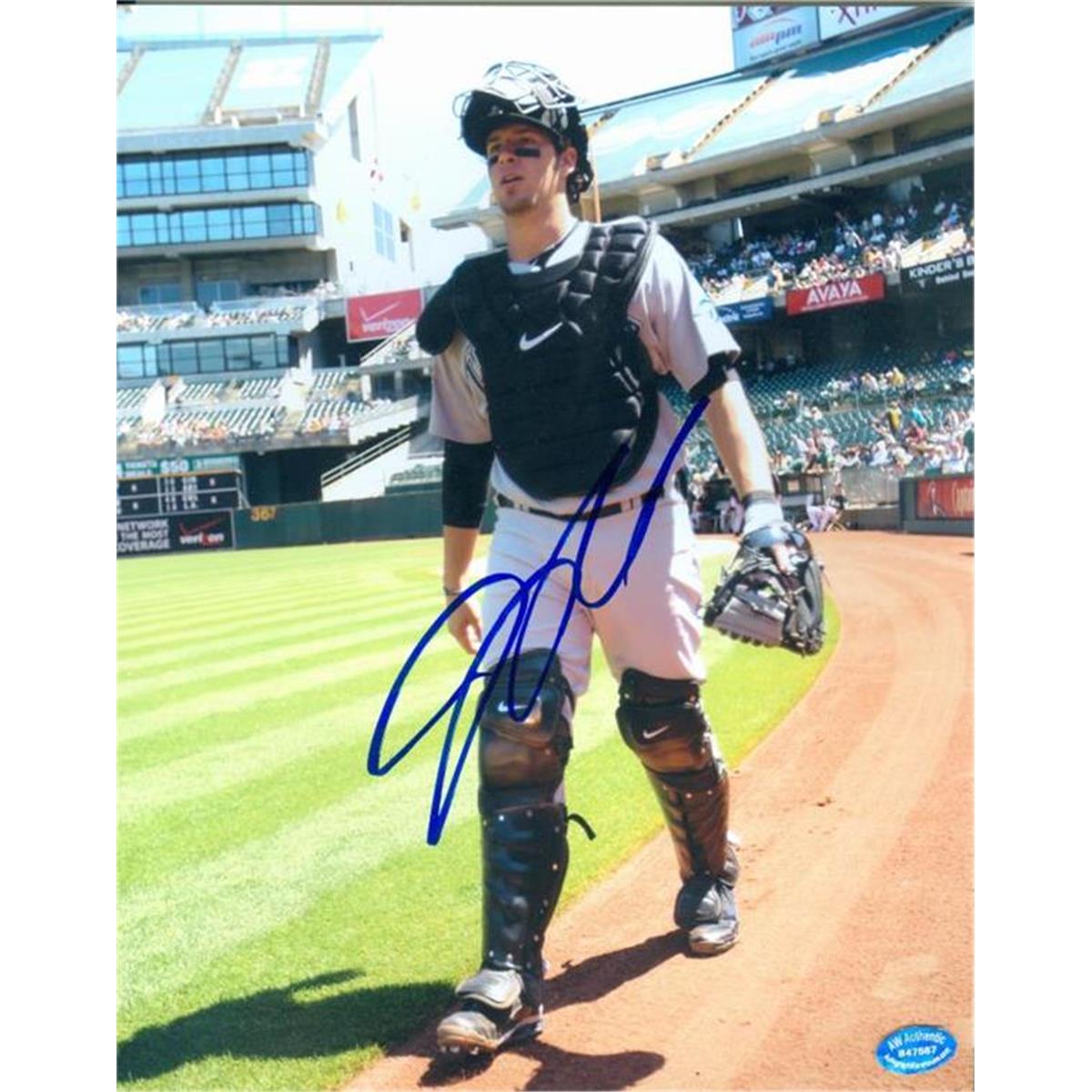 398653 8 x 10 in. Jonathan Lucroy Autographed Photo Image No. 1