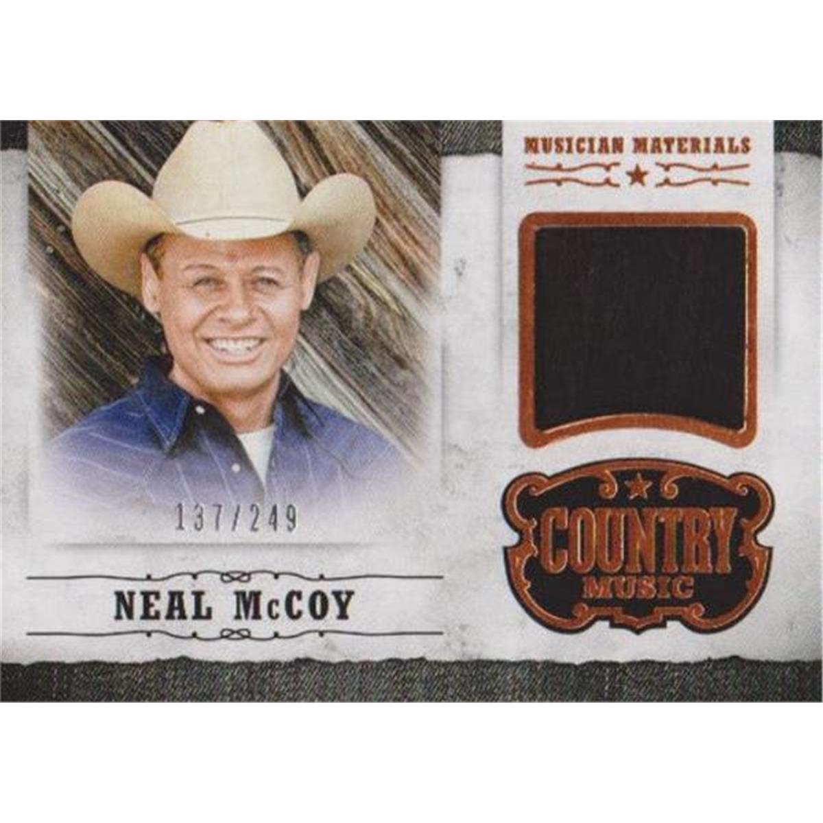 409099 Neal Mccoy Musician Worn Material Relic Patch Trading Card - 2014 Panini