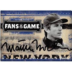 409425 Matthew Modine Autographed Trading Card - Yankees Vision Quest actor SC 2005 Donruss Fans of the Game No.FG3