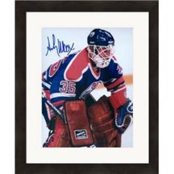 Picture of Autograph Warehouse 376943 8 x 10 in. Andy Moog Autographed Matted & Framed Photo - Edmonton Oilers Stanley Cup Goaltender Image No.SC2