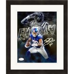 Picture of Autograph Warehouse 377576 8 x 10 in. Evan Engram Autographed Matted & Framed Photo - New York Giants No.2 Collage JSA