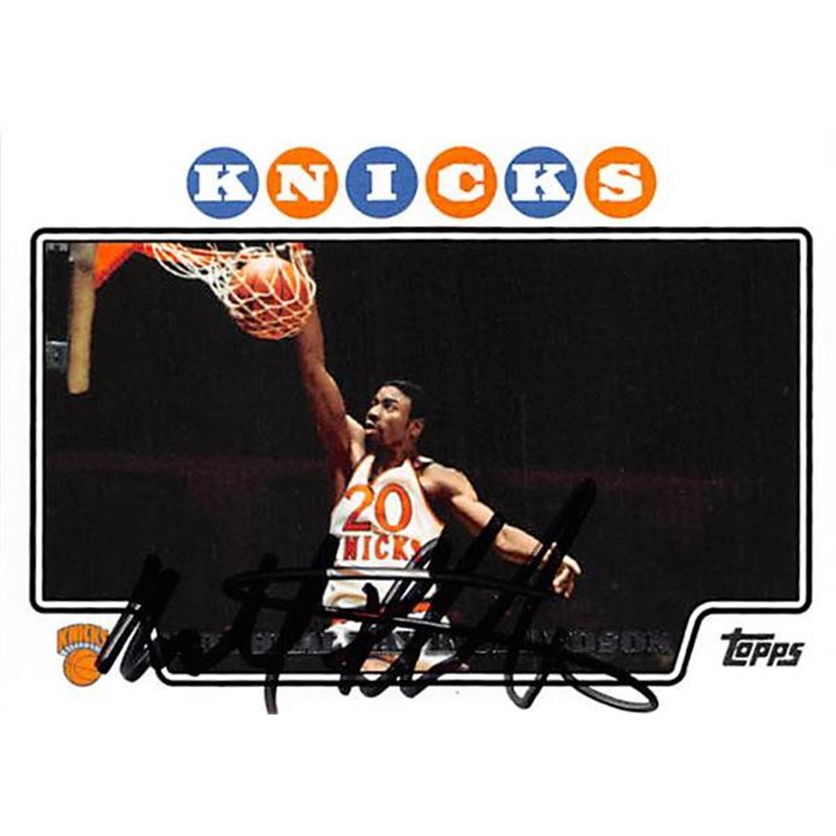 Picture of Autograph Warehouse 377719 Michael Ray Richardson Autographed Basketball Card - New York Knicks All Star 2009 Topps No.186
