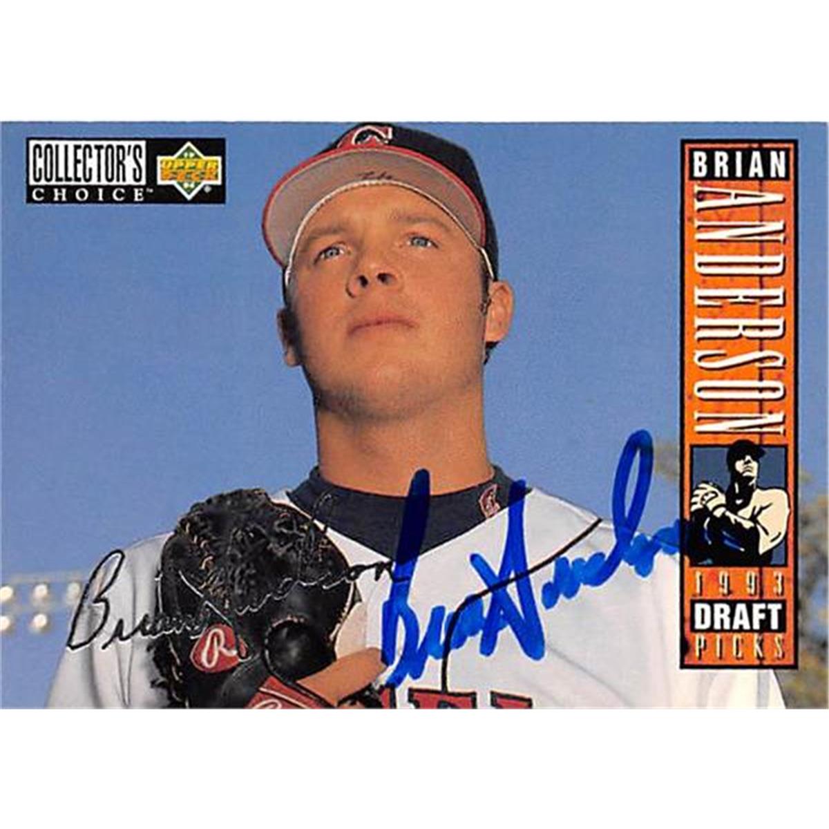 365497 Brian Anderson Autographed Baseball Card - California Angels 1994 Upper Deck No.21 Signature Edition