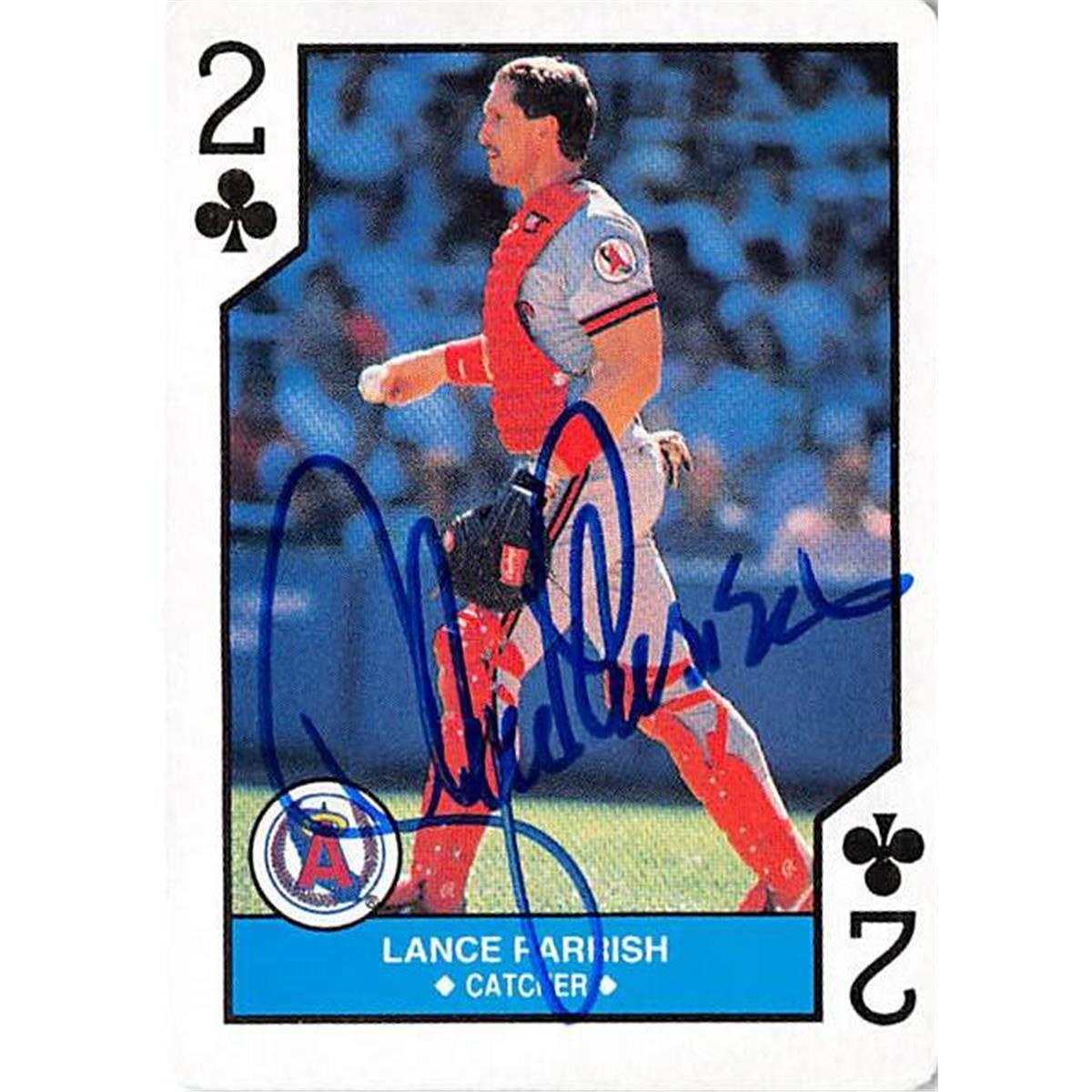 Picture of Autograph Warehouse 366116 Lance Parrish Autographed Baseball Card - California Angels 1990 MLB All Stars No.LP2 Clubs
