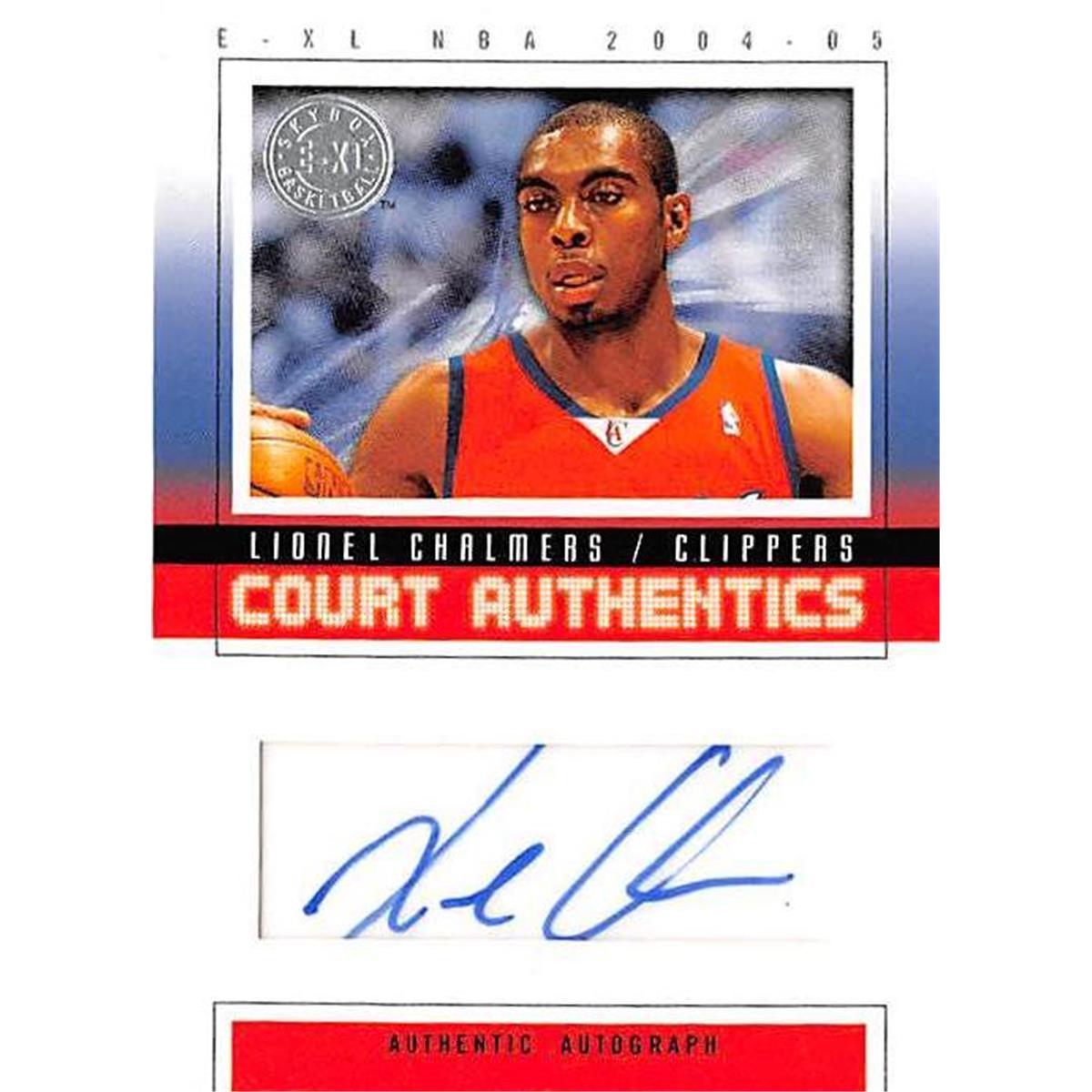 Picture of Autograph Warehouse 366536 Lionel Chalmers Autographed Basketball Card - Los Angeles Clippers 2004 Skybox No.16