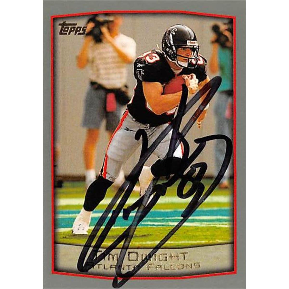 Picture of Autograph Warehouse 366651 Tim Dwight Autographed Football Card - Atlanta Falcons 1999 Topps No.58
