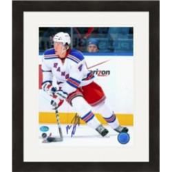 Picture of Autograph Warehouse 409927 8 x 10 in. Michael Del Zotto Autographed Matted & Framed Photo - New York Rangers No.2