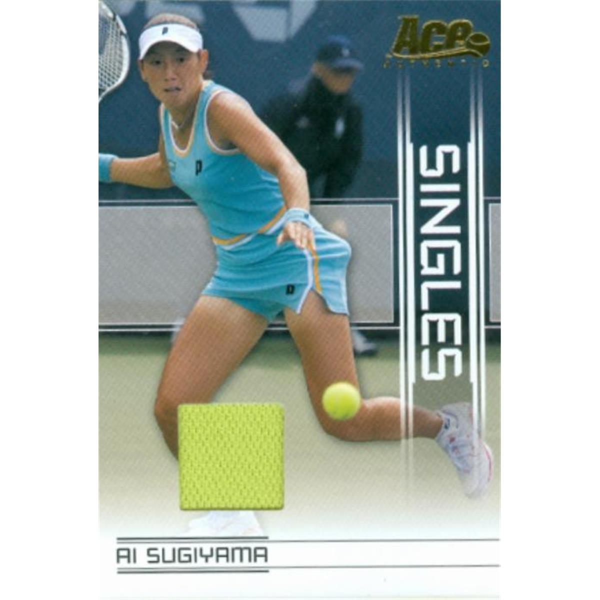 Picture of Autograph Warehouse 409227 Ai Sugiyama Player Worn Relic Patch Tennis Card - 2007 Ace Authentic Singles-SI11