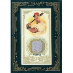 Picture of Autograph Warehouse 409255 Chris Young Player Worn Jersey Patch Baseball Card - 2012 Topps Allen & Ginters-AGRCY
