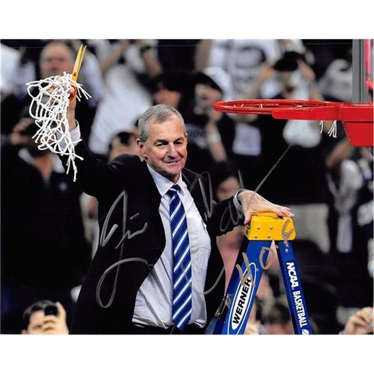 409336 8 x 10 in. Jim Calhoun Autographed - SC26 Inscribed HOF Photo Frame -  Autograph Warehouse