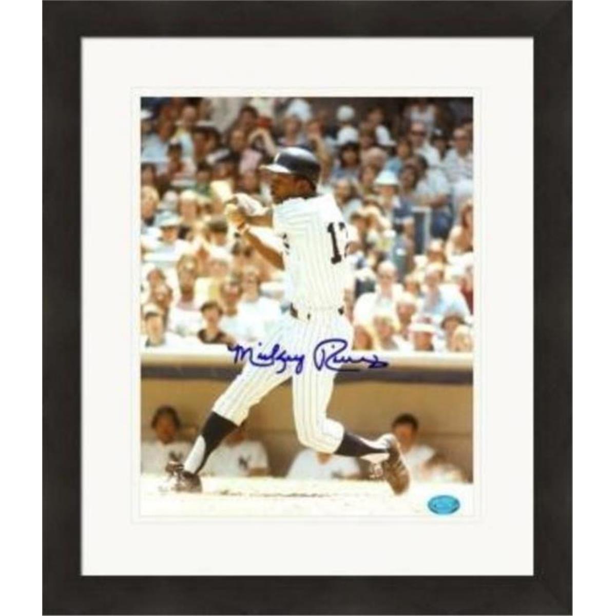 409496 8 x 10 in. Mickey Rivers Autographed - 2 Matted & Framed Photo