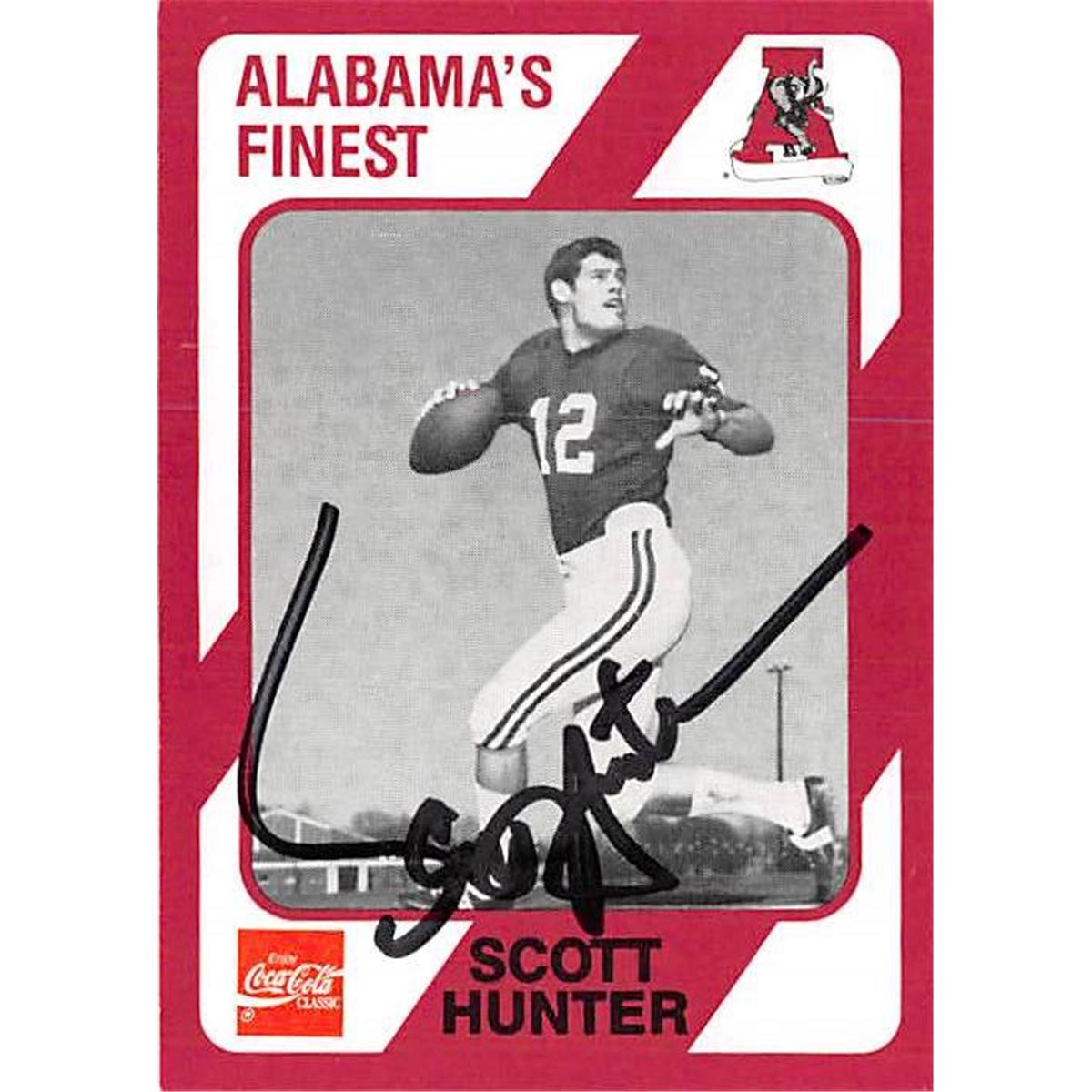 Picture of Autograph Warehouse 366656 Scott Hunter Autographed Football Card - 1989 Collegiate Collection-242