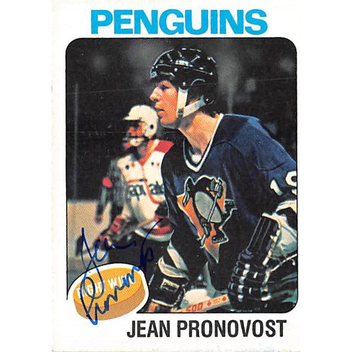 Picture of Autograph Warehouse 366722 Jean Pronovost Autographed Hockey Card - 1975 Topps-280