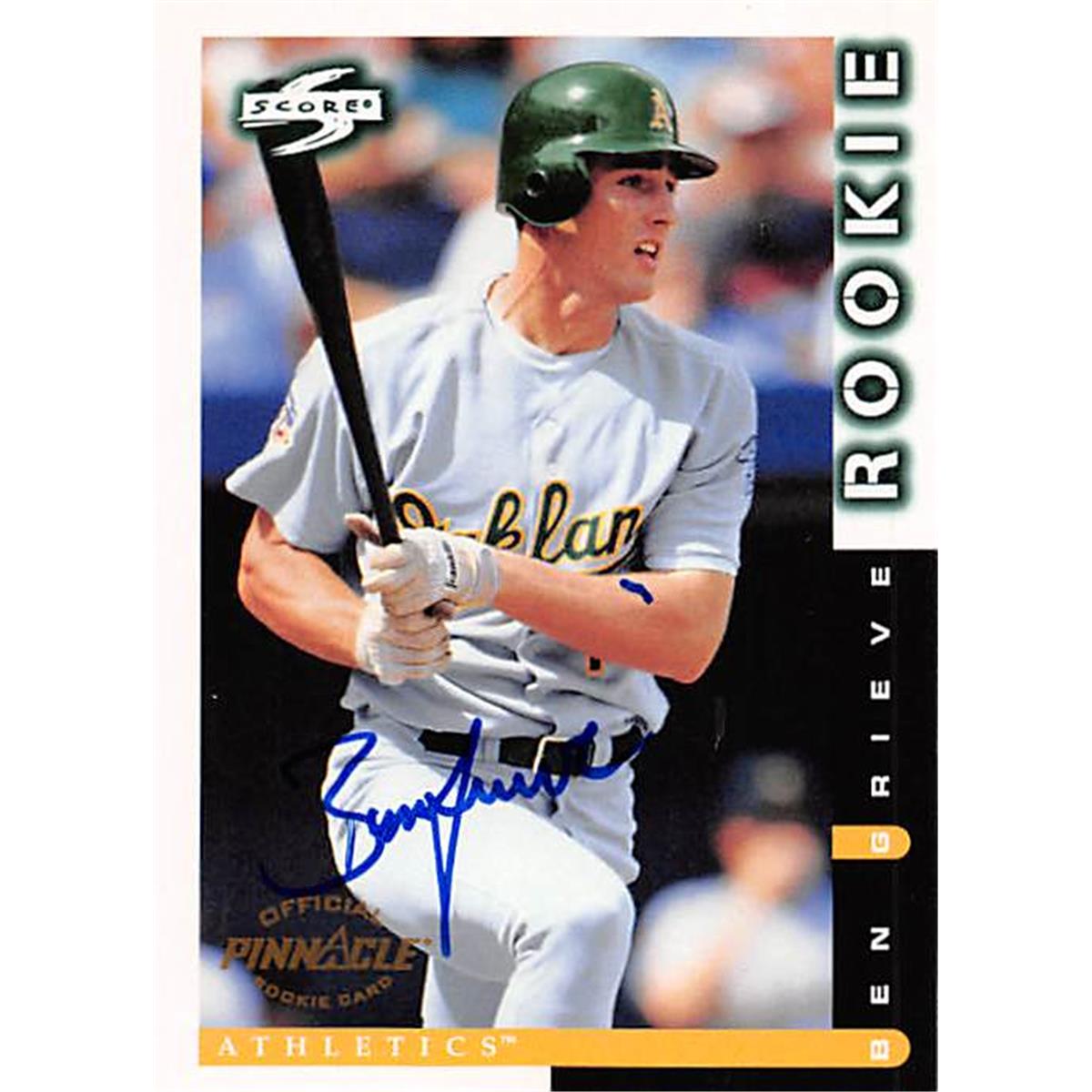 Picture of Autograph Warehouse 377158 Ben Grieve Autographed Baseball Card - 1997 Score Rookie-244