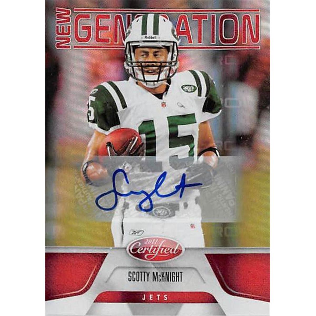 Picture of Autograph Warehouse 377209 Scotty Mcknight Autographed Football Card - 2011 Panini New Generation-237 Rookie LE 128-250