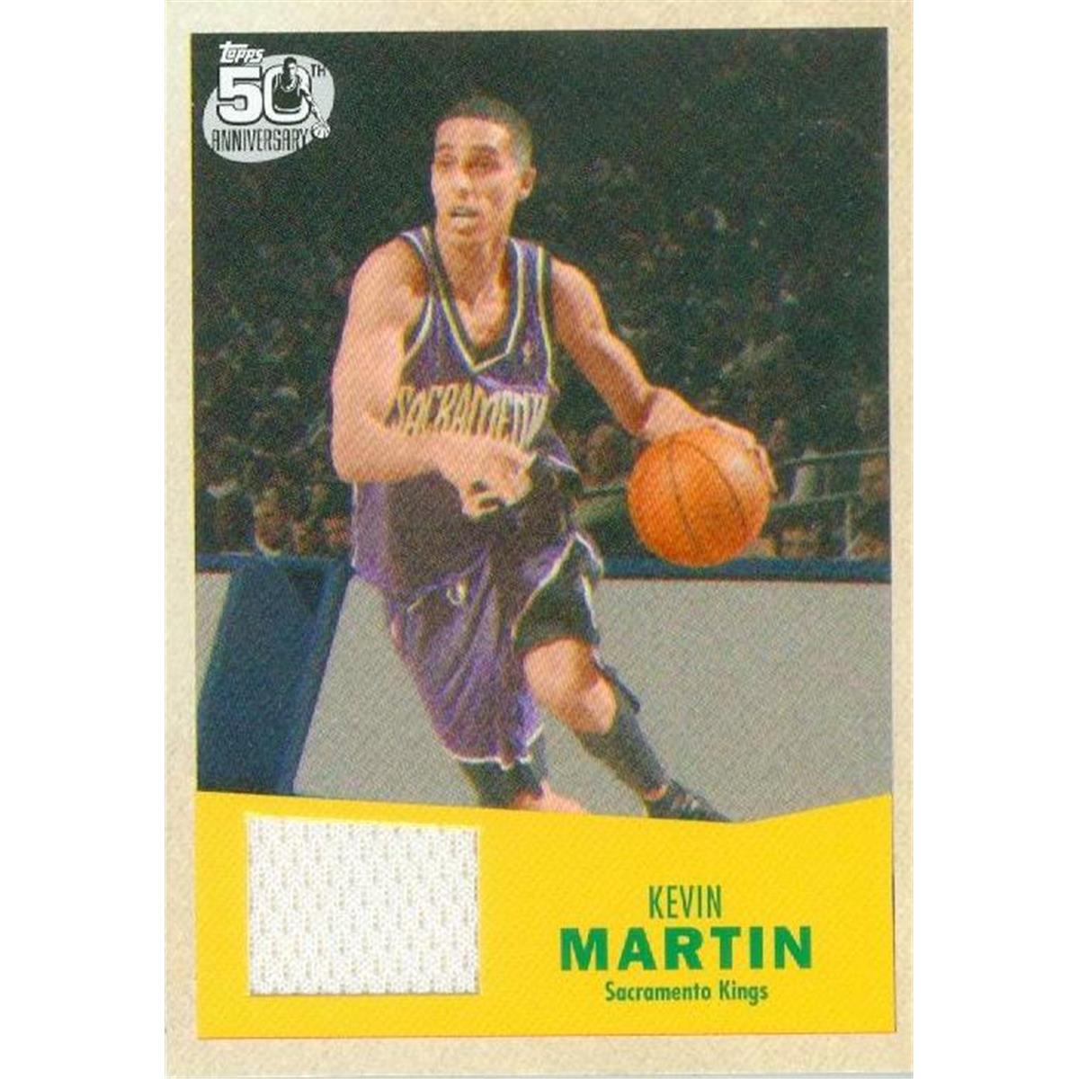 Picture of Autograph Warehouse 377297 Kevin Martin Player Worn Jersey Patch Basketball Card - 2007 Topps 50th-104