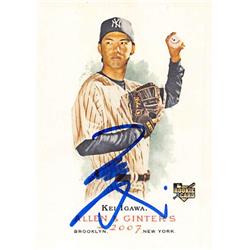 Picture of Autograph Warehouse 377917 Kei Igawa Autographed Baseball Card - 2007 Topps Allen & Ginters Rookie-14