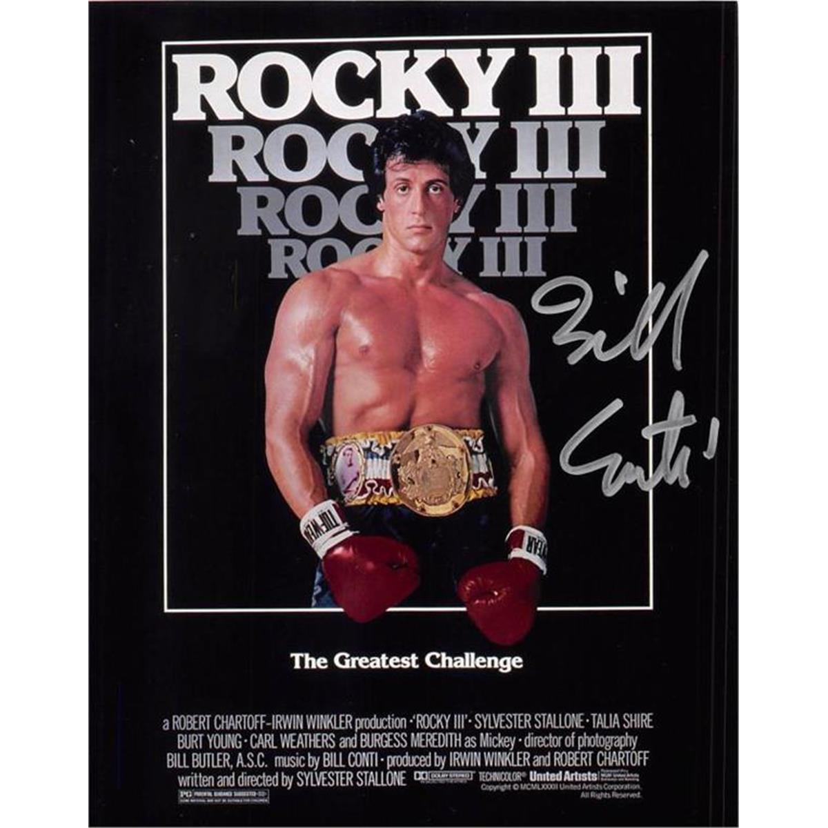 378017 8 x 10 in. Bill Conti Autographed - SC4 Photo Frame
