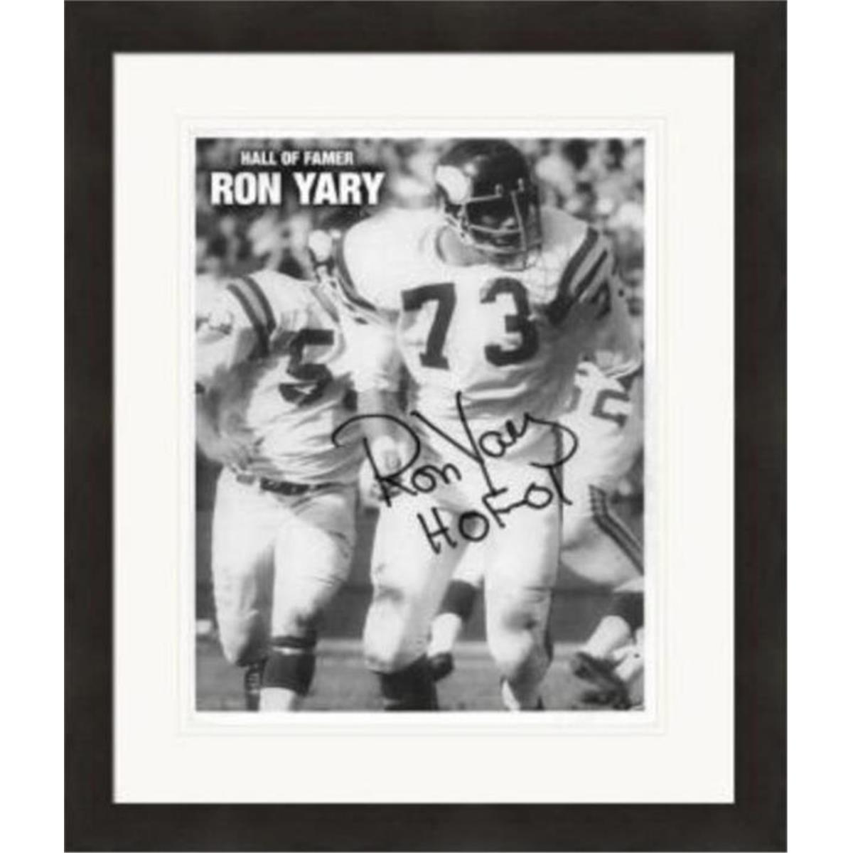 409613 8 x 10 in. Ron Yary Autographed Matted & Framed Photo