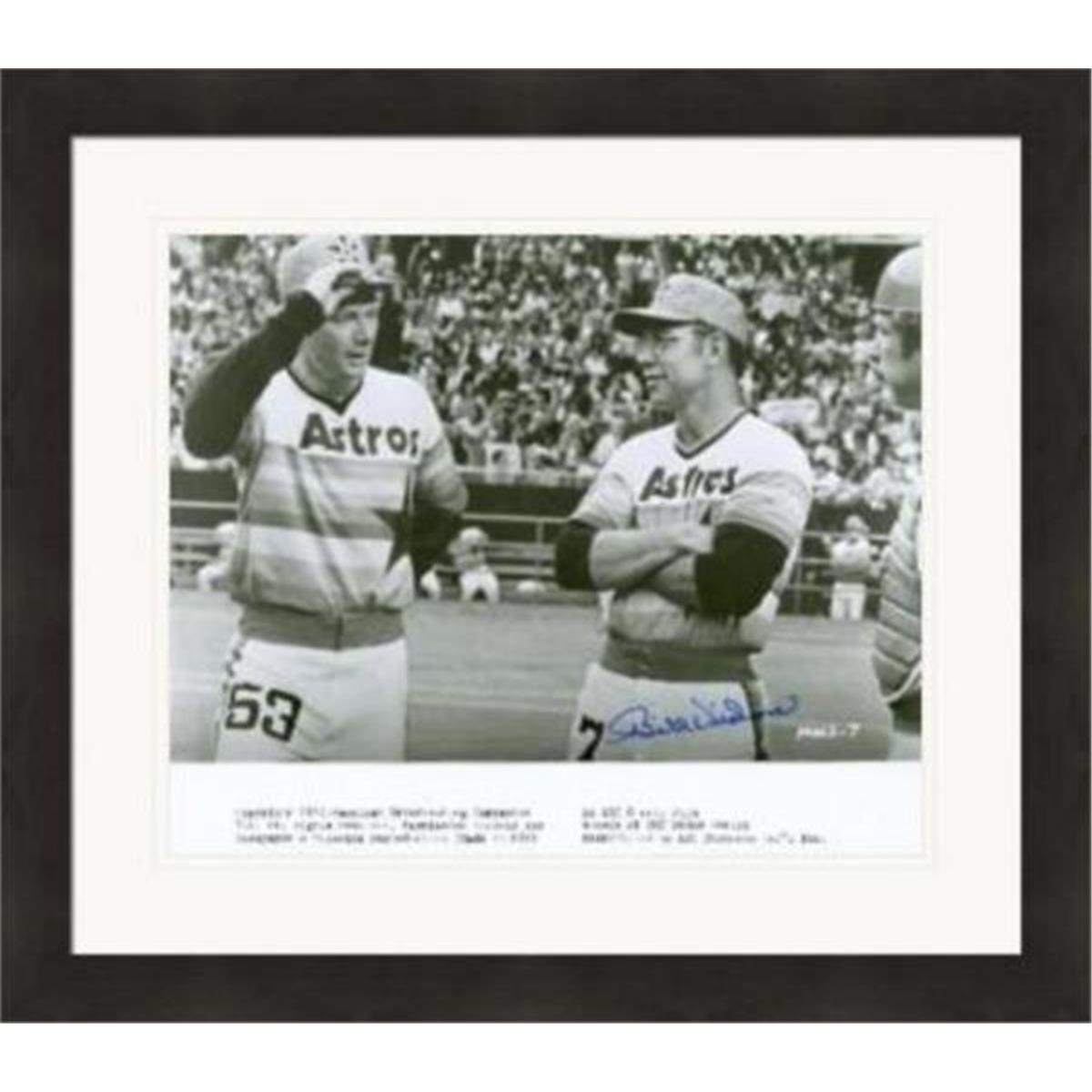 409789 8 x 10 in. Bill Virdon Autographed B&W Matted & Framed Photo
