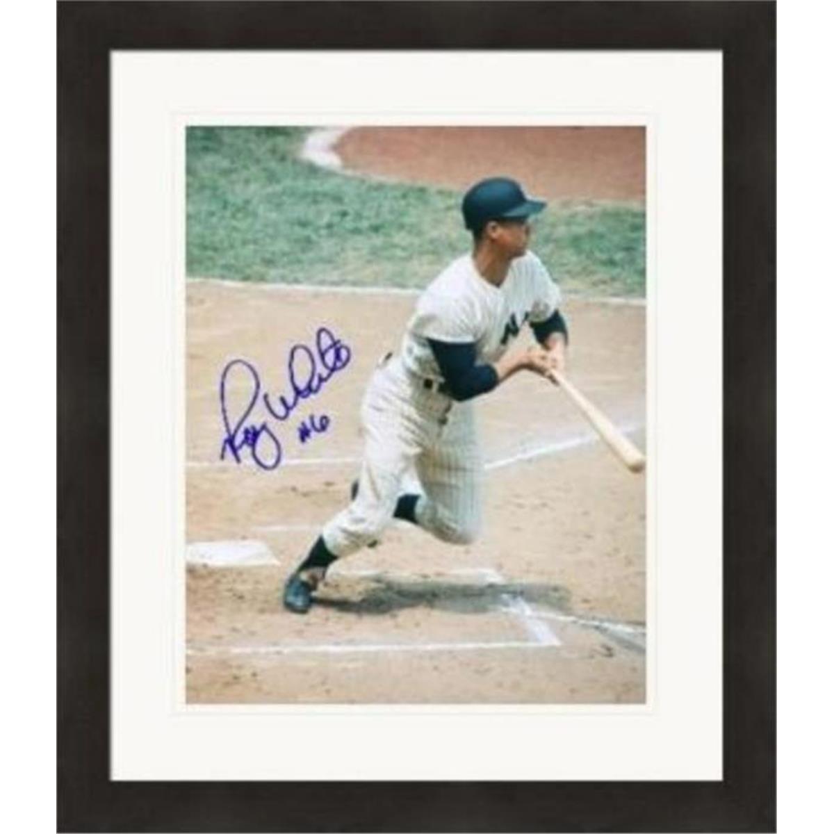 409793 8 x 10 in. Roy White Autographed - 1 Matted & Framed Photo