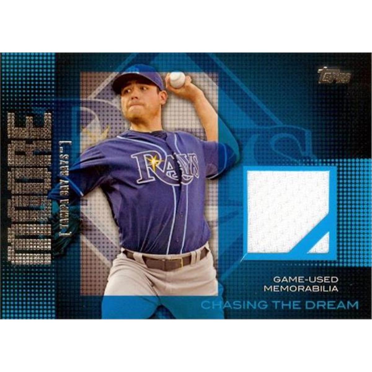 Picture of Autograph Warehouse 388386 Matt Moore Player Worn Jersey Patch Baseball Card - 2013 Topps Chasing the Dream-CDRMAM