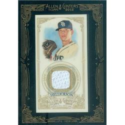 Picture of Autograph Warehouse 388394 Jeremy Hellickson Player Worn Jersey Patch Baseball Card - 2012 Topps Allen & Ginters-AGRJHE