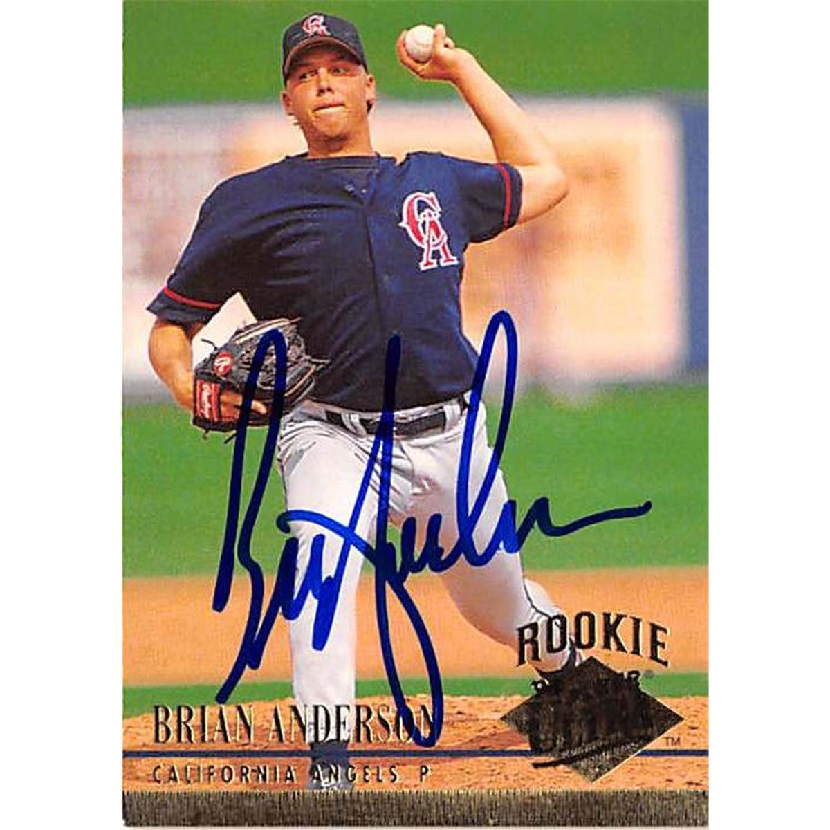 Picture of Autograph Warehouse 365485 Brian Anderson Autographed Baseball Card - 1994 Fleer-321 Rookie