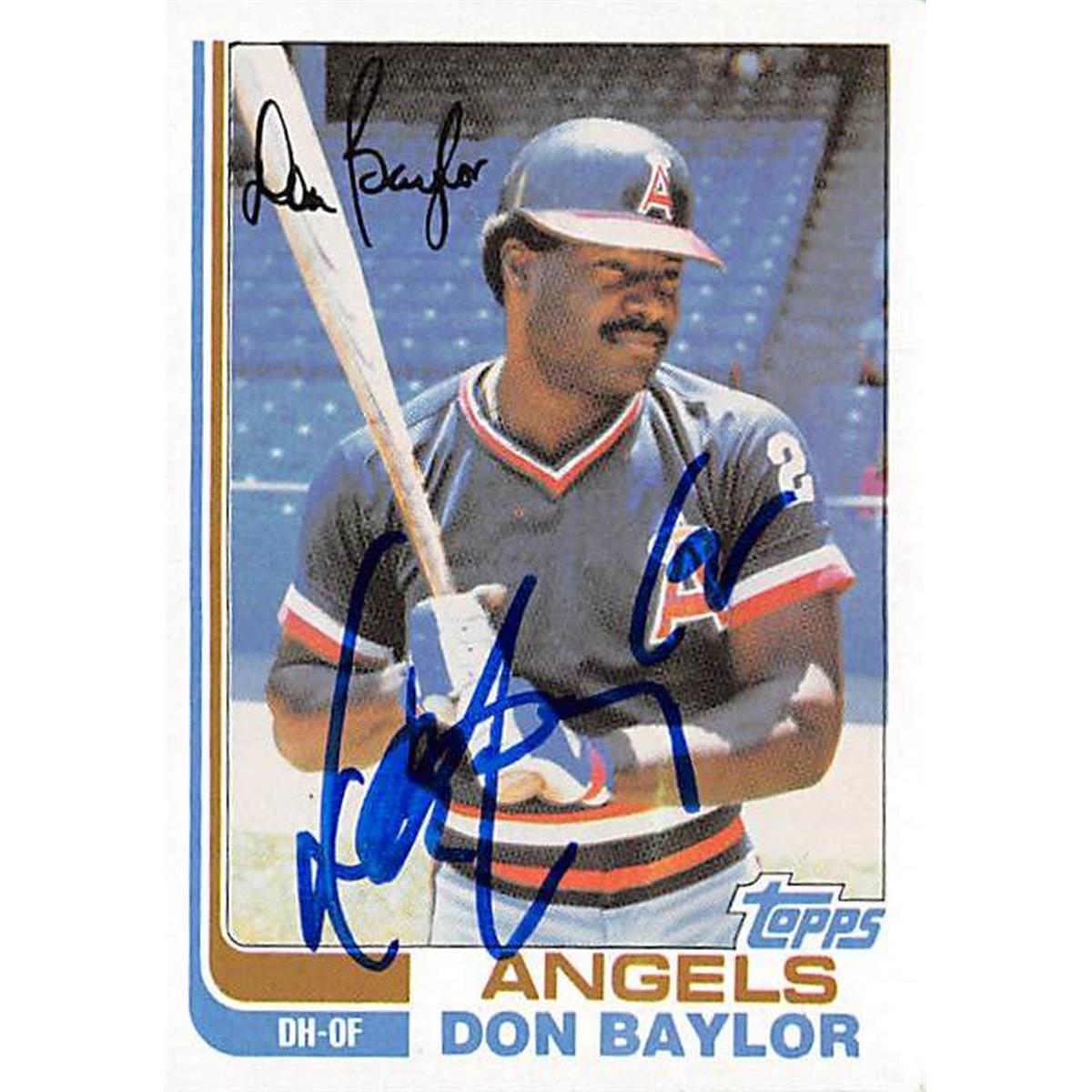 365516 Don Baylor Autographed Baseball Card - 1982 Topps-415