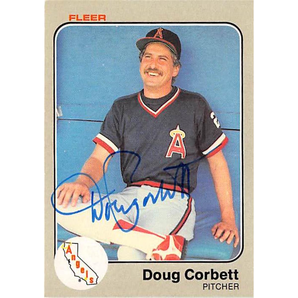 Picture of Autograph Warehouse 365631 Doug Corbett Autographed Baseball Card - 1983 Fleer-83