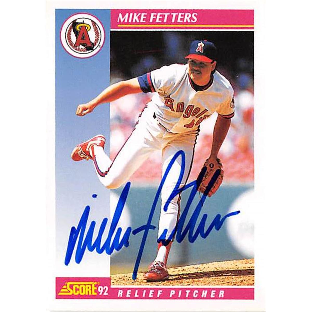 Picture of Autograph Warehouse 365765 Mike Fetters Autographed Baseball Card - 1992 Score-606