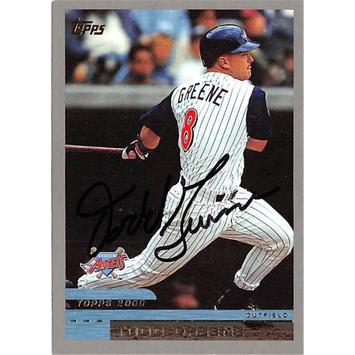 Picture of Autograph Warehouse 365857 Todd Greene Autographed Baseball Card - 2000 Topps-9