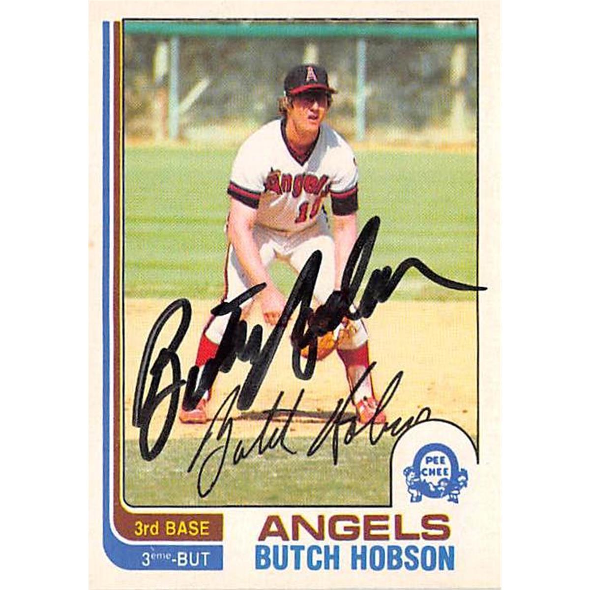 Picture of Autograph Warehouse 365902 Butch Hobson Autographed Baseball Card - 1982 O Pee Chee-357