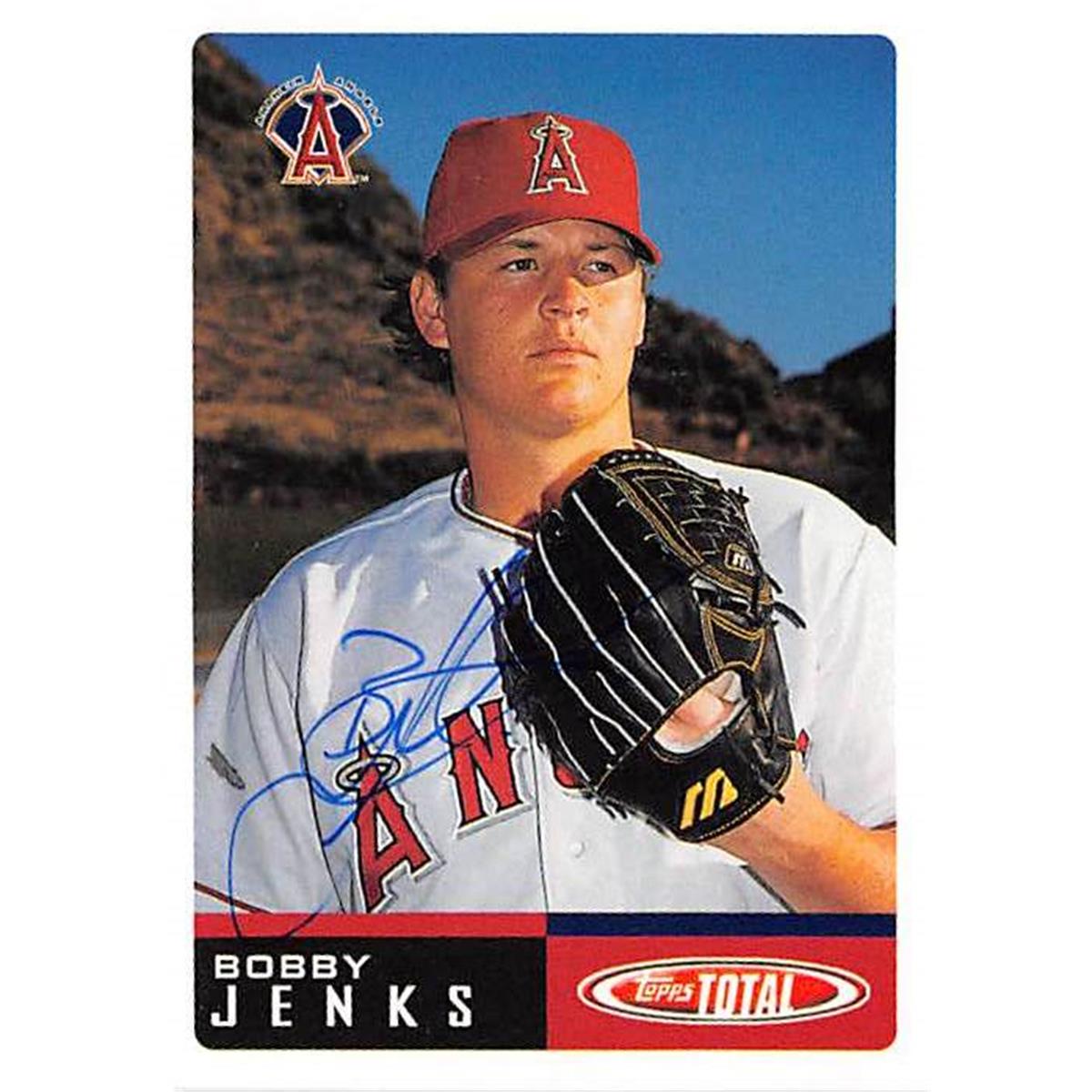 Picture of Autograph Warehouse 365927 Bobby Jenks Autographed Baseball Card - 2002 Topps Total-117