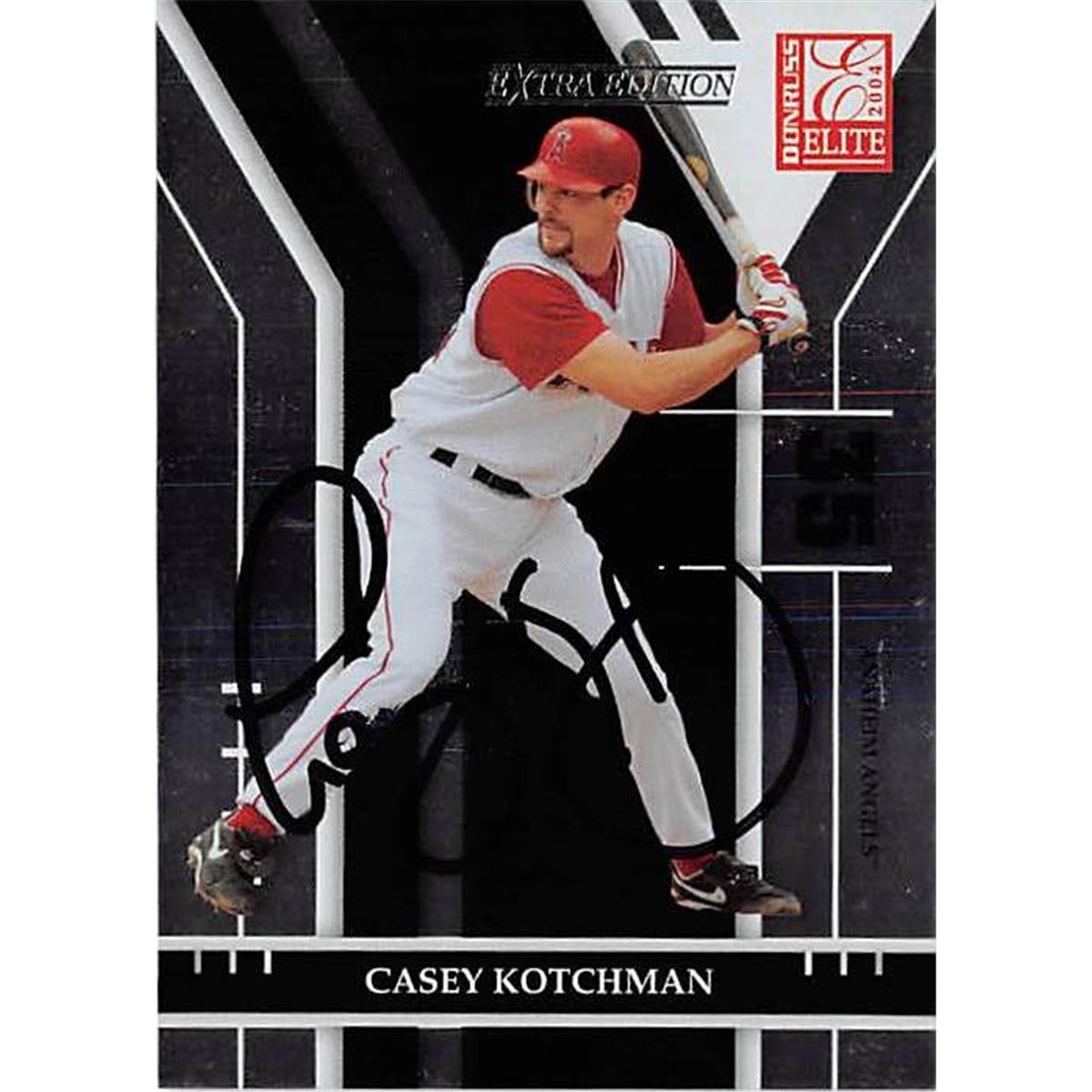 Picture of Autograph Warehouse 365959 Casey Kotchman Autographed Baseball Card - 2004 Donruss Elite-5