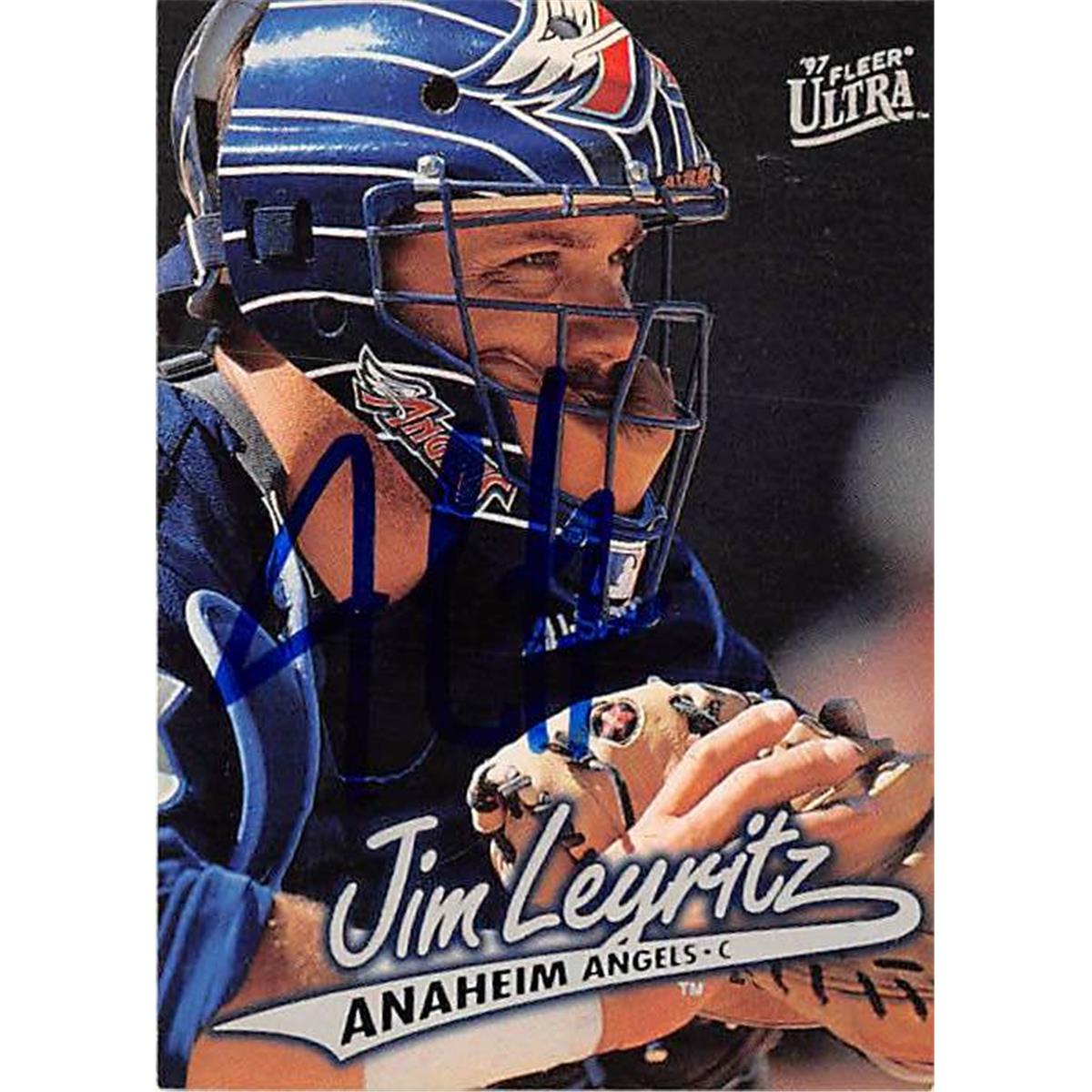 Picture of Autograph Warehouse 365992 Jim Leyritz Autographed Baseball Card - 1997 Fleer Ultra-338