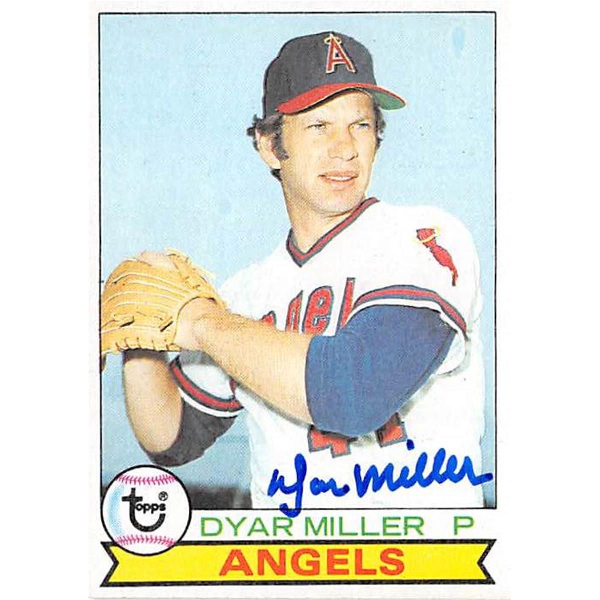 Picture of Autograph Warehouse 366019 Dyar Miller Autographed Baseball Card - 1979 Topps-313