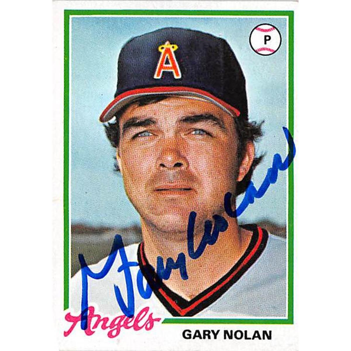 366082 Gary Nolan Autographed Baseball Card - 1978 Topps-115