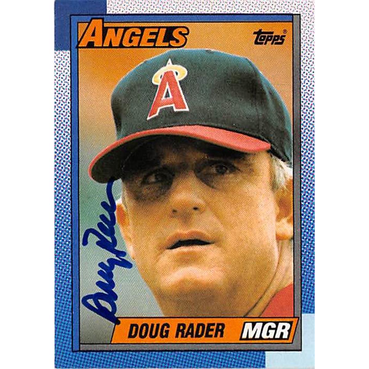 366177 Doug Rader Autographed Baseball Card - 1990 Topps-51 -  Autograph Warehouse