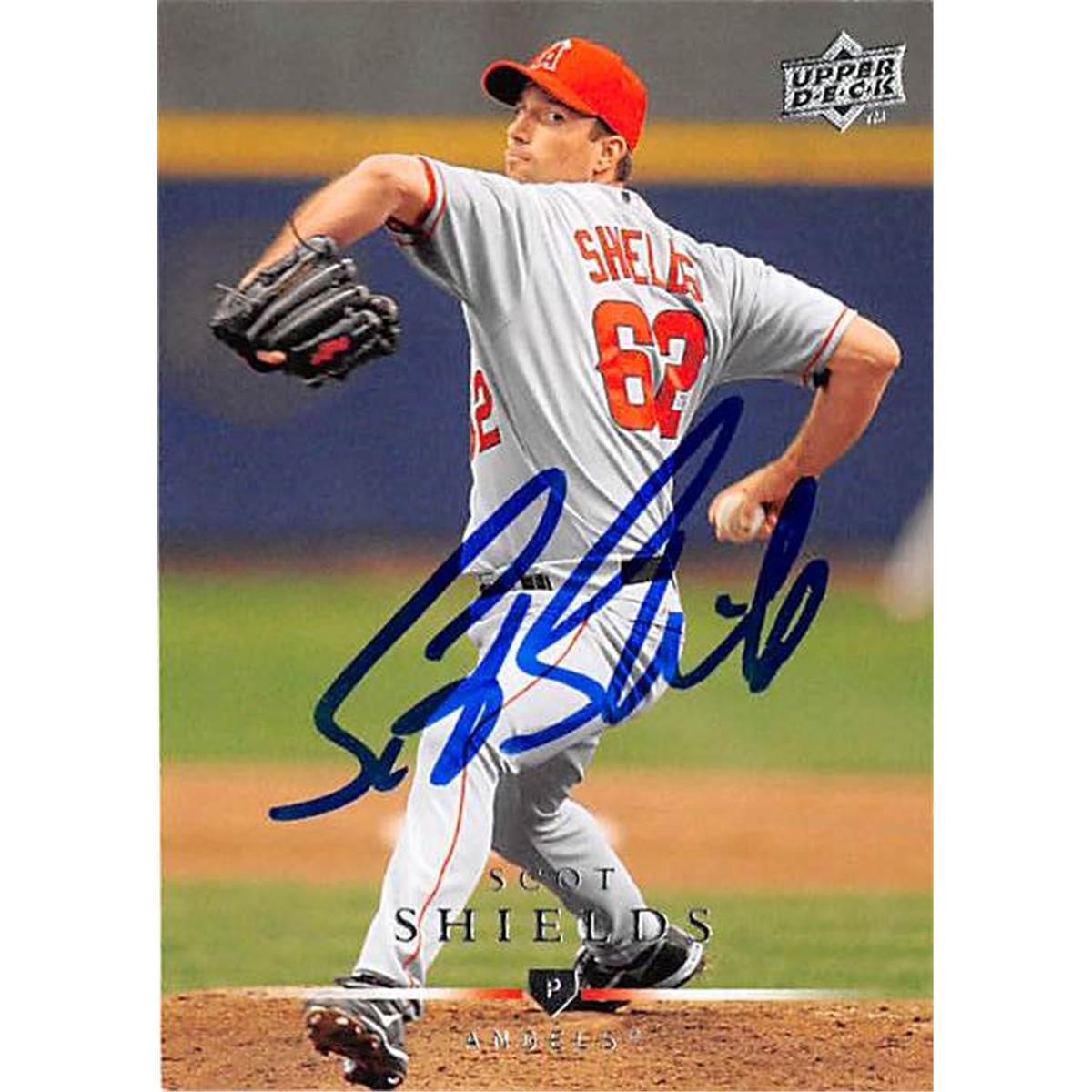 Picture of Autograph Warehouse 366278 Scott Shields Autographed Baseball Card - 2008 Upper Deck-5