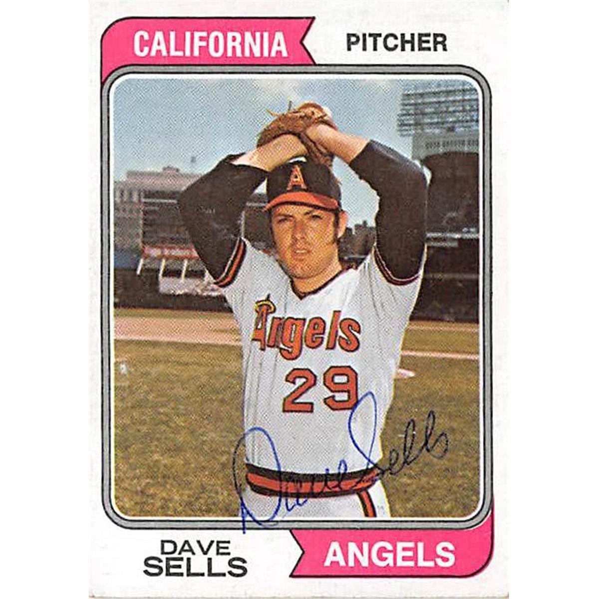 Picture of Autograph Warehouse 366302 Dave Sells Autographed Baseball Card - 1974 Topps-37