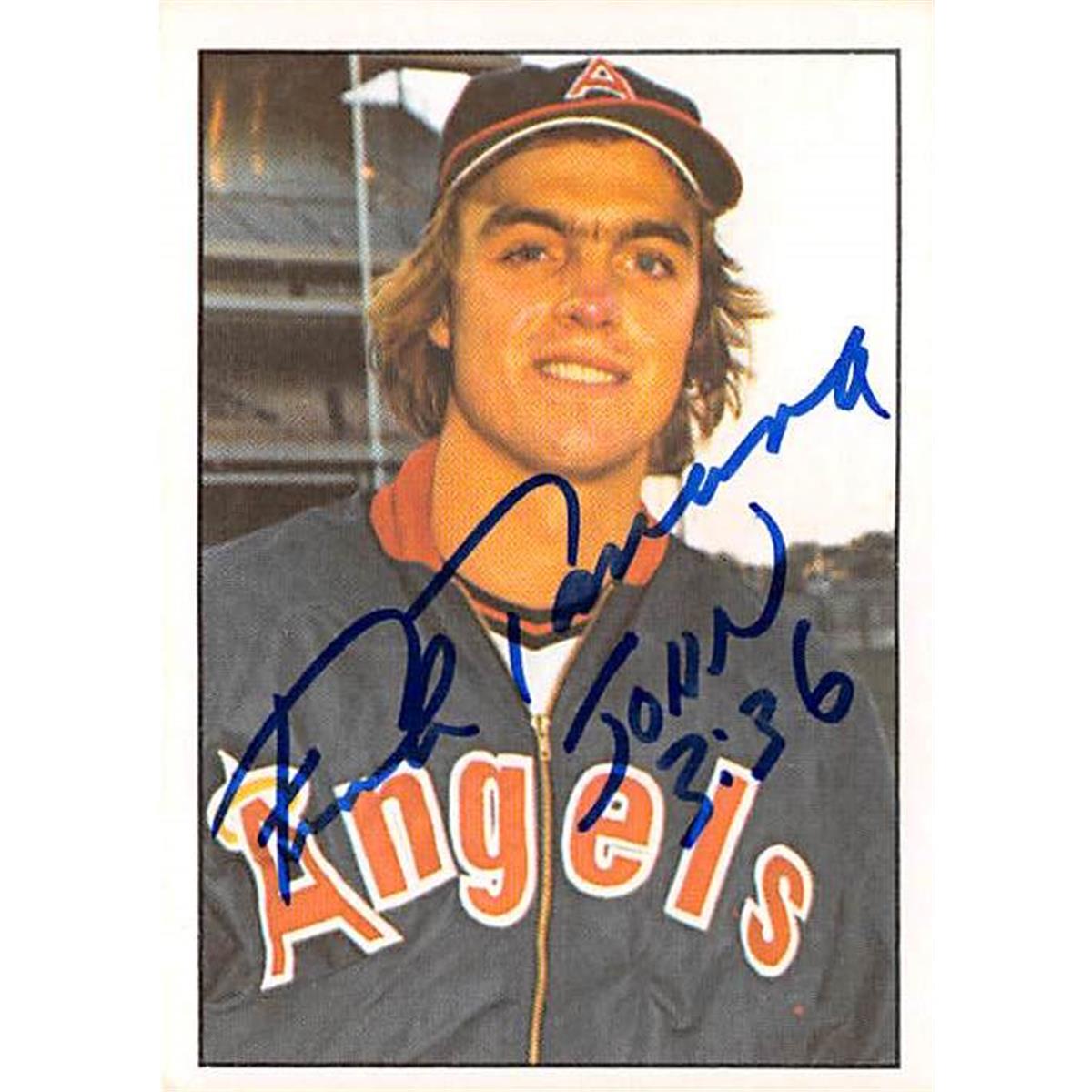 Picture of Autograph Warehouse 366307 Frank Tanana Autographed Baseball Card - 1975 SSPC-189