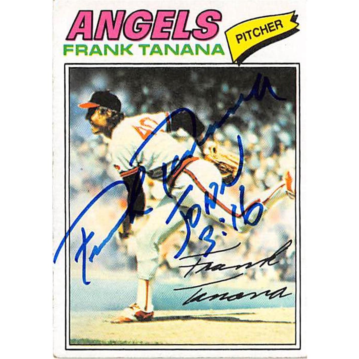 Picture of Autograph Warehouse 366308 Frank Tanana Autographed Baseball Card - 1977 Topps-200