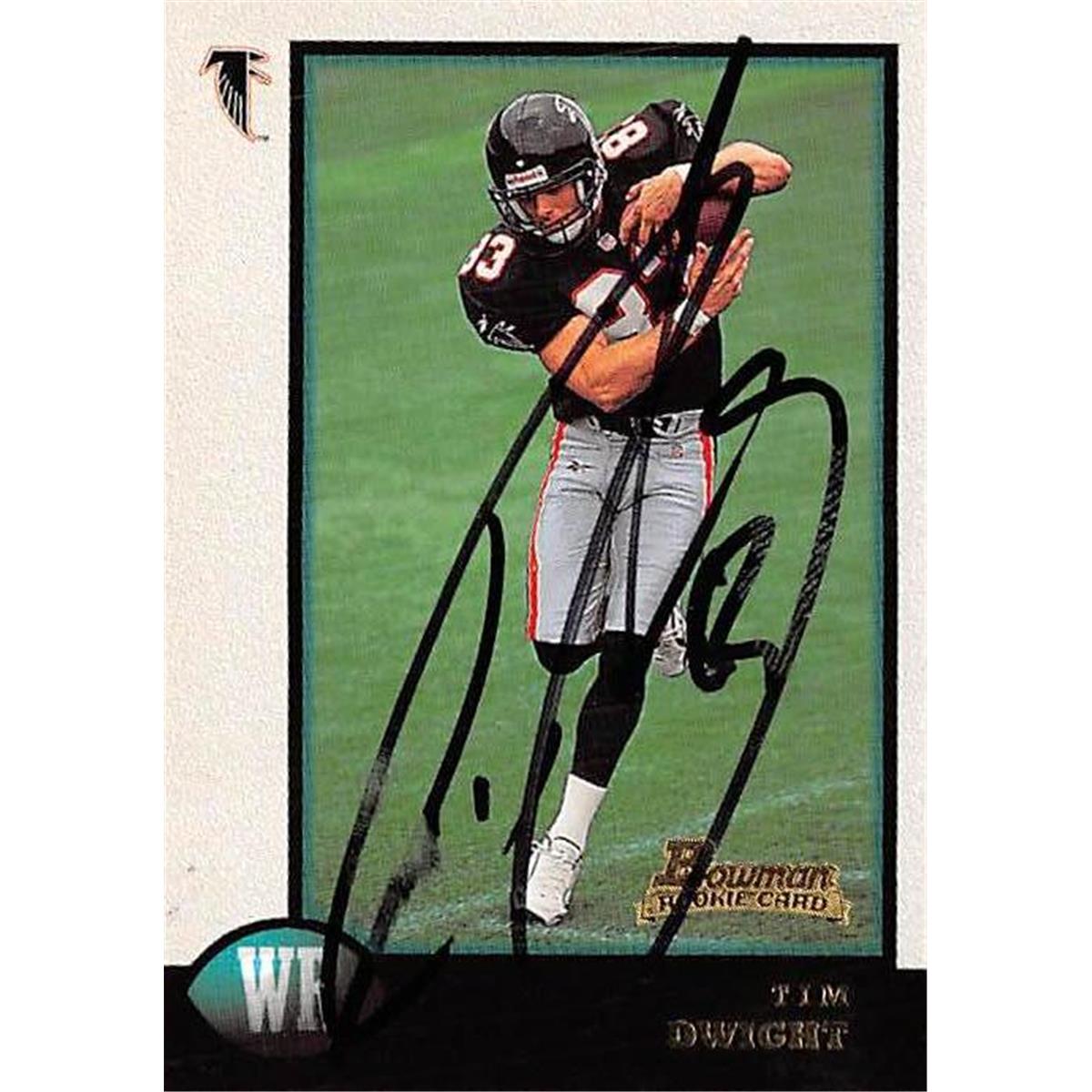 Picture of Autograph Warehouse 366650 Tim Dwight Autographed Football Card - 1998 Bowman Rookie-15
