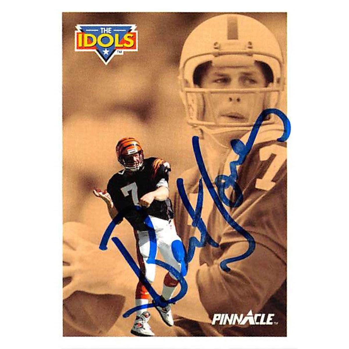 Picture of Autograph Warehouse 366681 Bert Jones Autographed Football Card - 1991 Pinnacle Idols-378