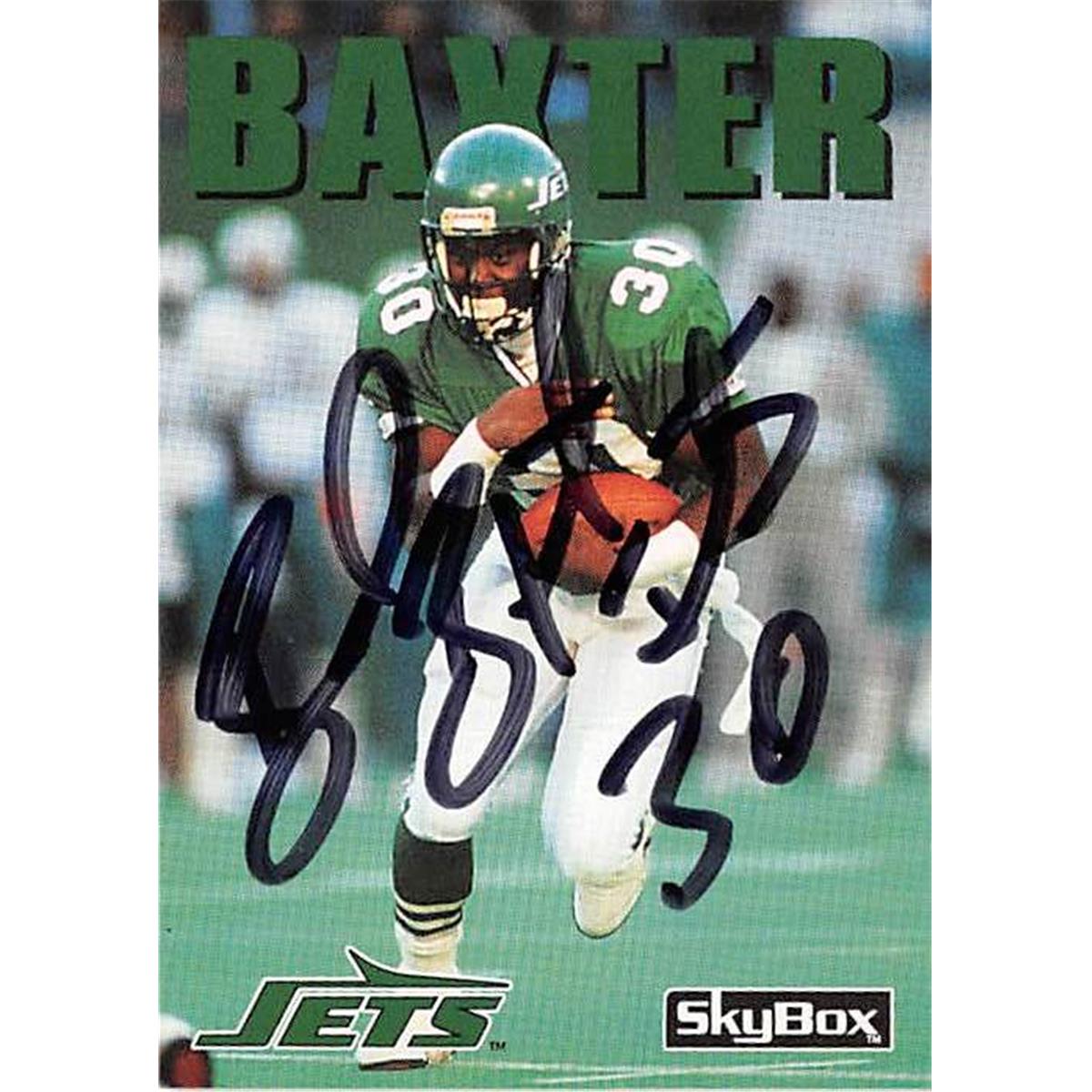 Picture of Autograph Warehouse 366685 Brad Baxter Autographed Football Card - 1992 Skybox-162