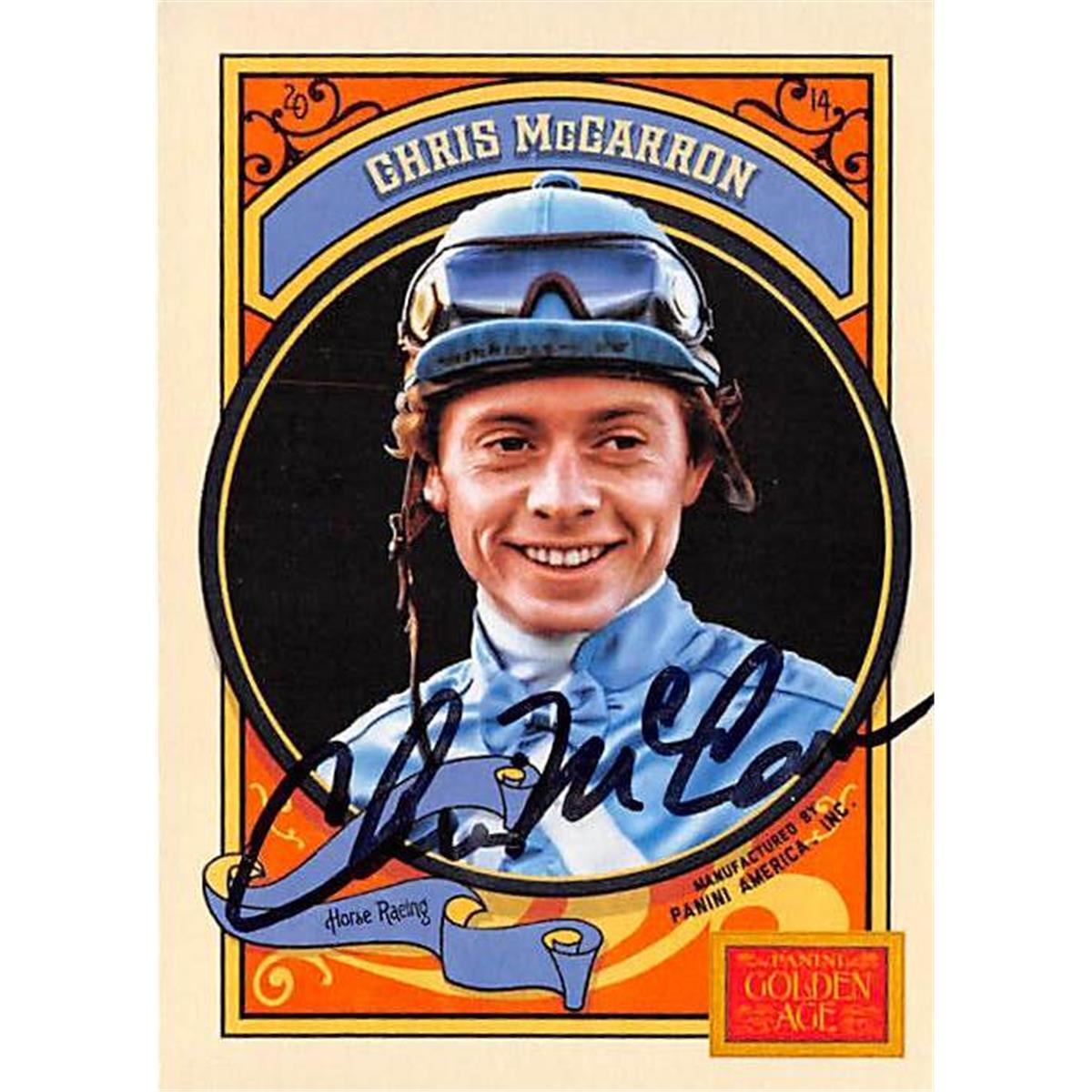 366729 Chris Mccarron Autographed Trading Card - 2014 Golden Age-141